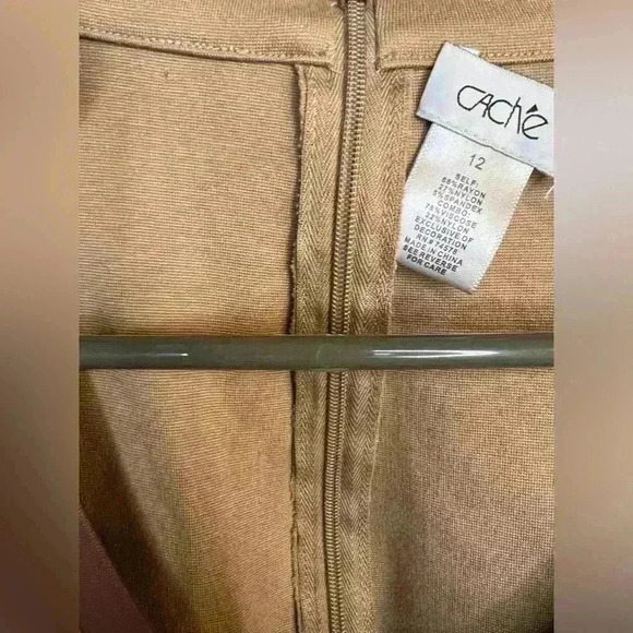 Cache women’s faux leather body con dress - Picture 2 of 4